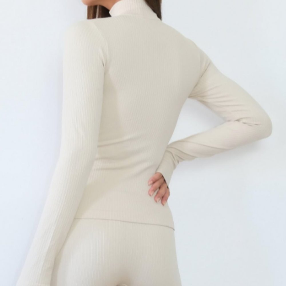 Missguided Seamless Rib Jacket - Picture 4 of 12